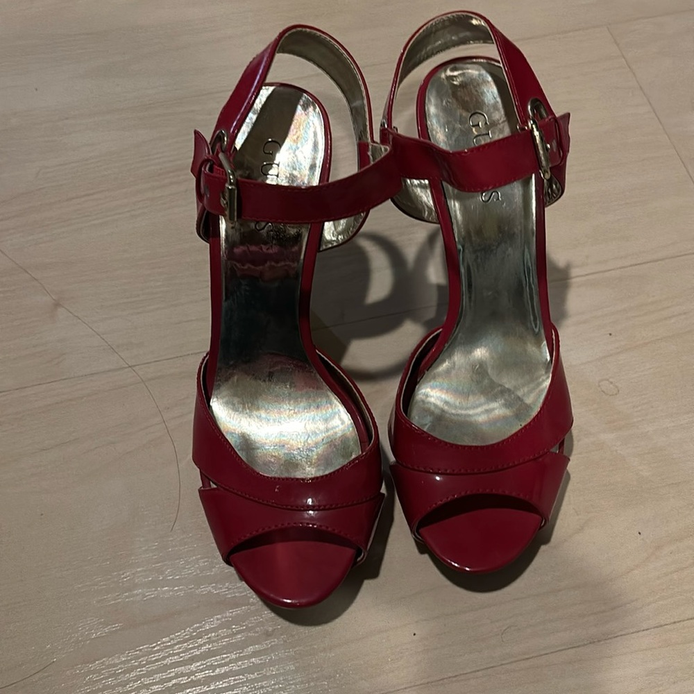 Guess red Heels